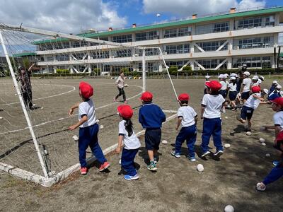 １年生もやってみる