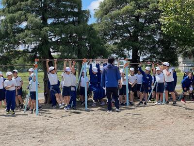 上学年は腕力づくり