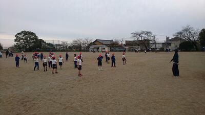 各学年、整理運動で終了します。